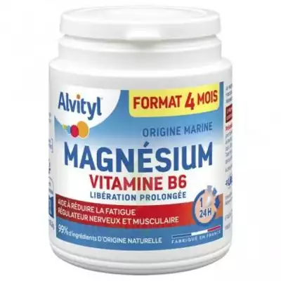Alvityl Magnésium Vitamine B6 Libération Prolongée Comprimés Lp Pot/120 à CERNAY