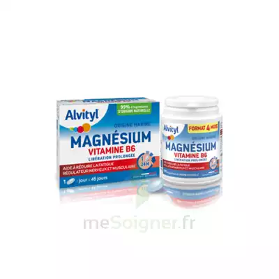 Alvityl Magnésium Vitamine B6 Libération Prolongée Comprimés Lp B/45 à CERNAY